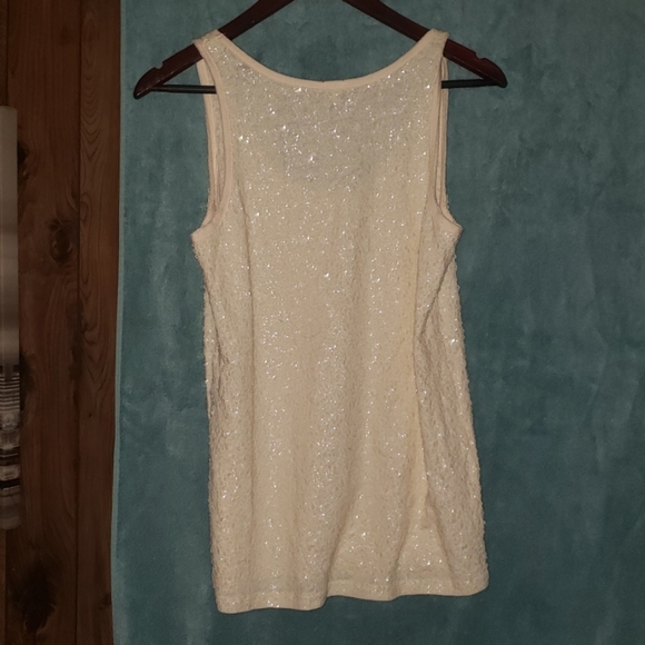 J Crew Drapey Sequin Tank
Color Natural - Picture 2 of 4